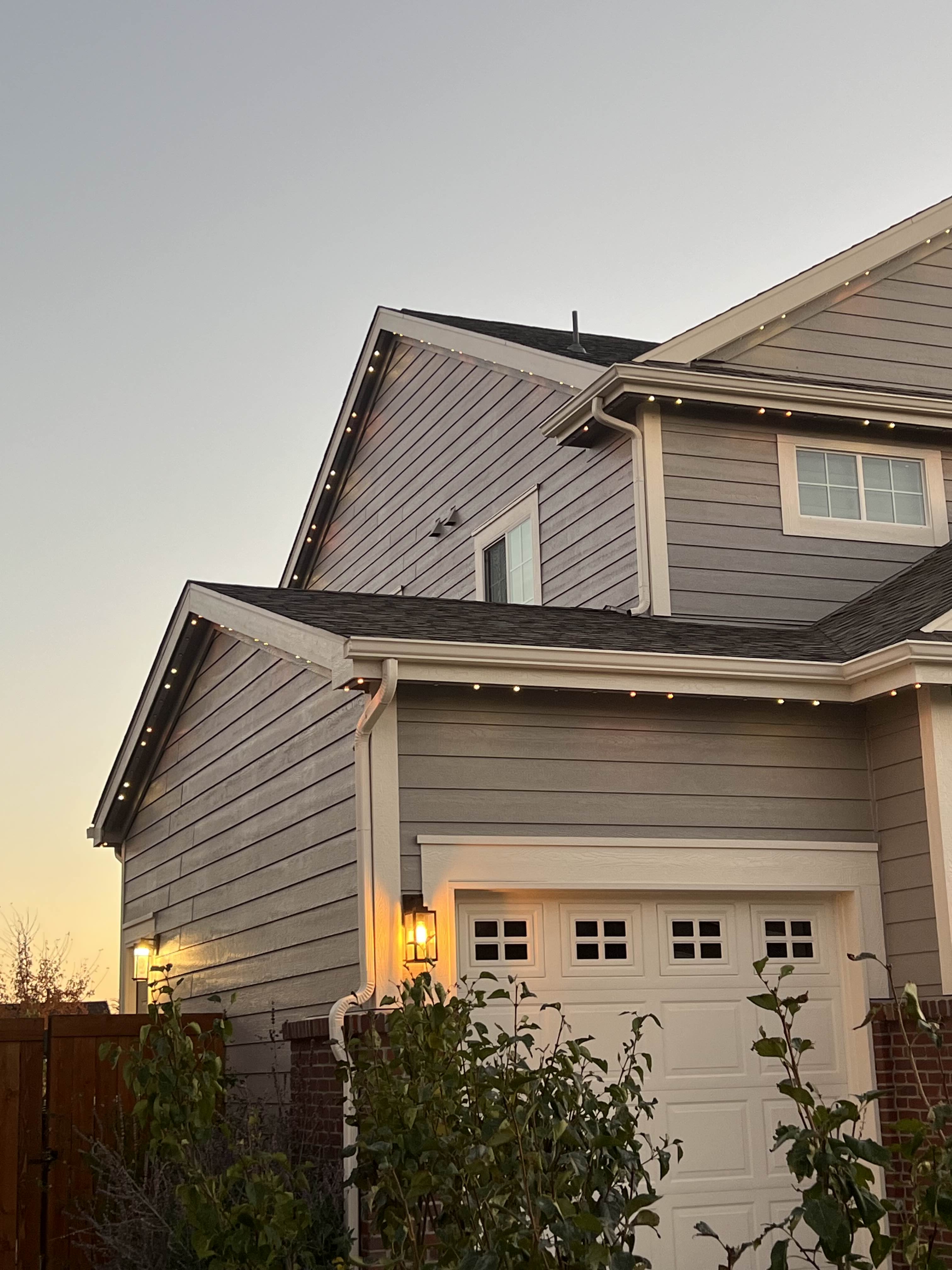 Discreet track installation